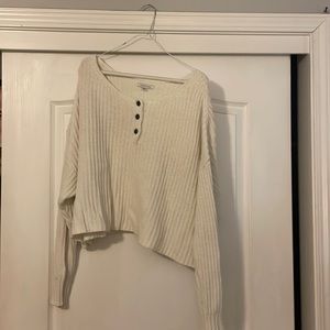 American Eagle cream sweater
